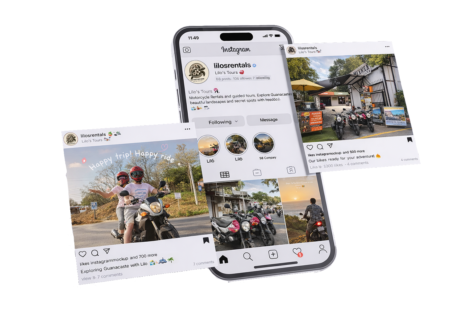 Follow @lilosrentals on Instagram